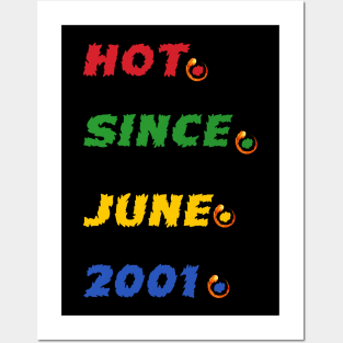 Hot & Legend Since May 2001 18th Birthday 18 Years Old T-Shirt straight outta 18th for women & daughter Posters and Art